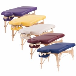 Table de massage pliante OAKWORKS 5 couleurs Auluga Services – Matériel Médical